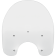 (image for) Clear 17" Replacement Windshield Plastic