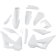 (image for) Acerbis Full Plastic Kit - White 20