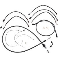 (image for) Karbonfibr Designer DOT Handlebar Installation Kit, 15"-17" Apes