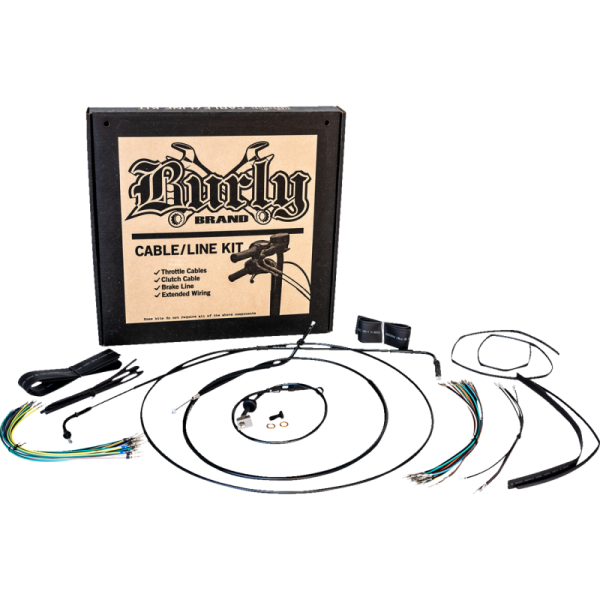Burly Brand Handlebar/Cable Line Install Kit for Honda CMX1100 Rebel