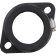 (image for) 42 mm Black Flange Adapter (Slotted)