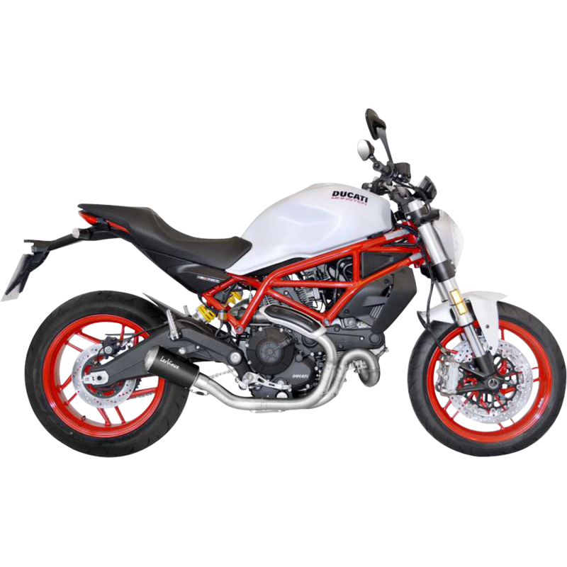 LeoVince LV-10 Black Stainless Steel Slip-On Exhaust