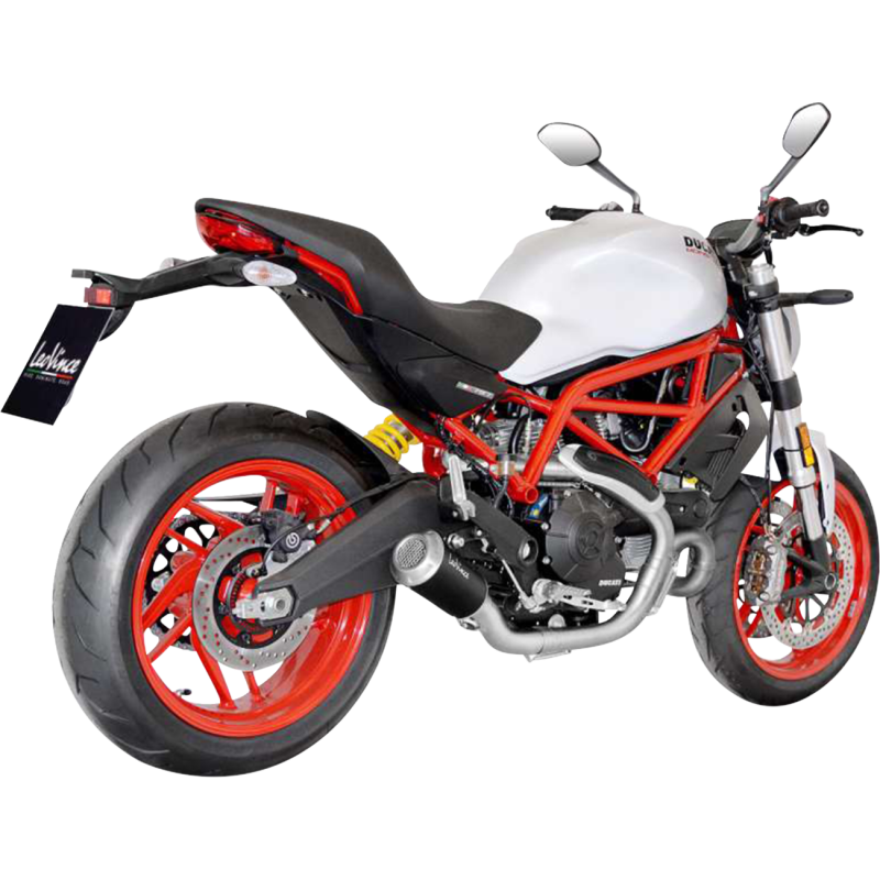 LeoVince LV-10 Black Stainless Steel Slip-On Exhaust