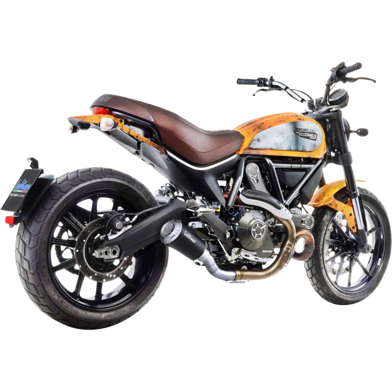 LeoVince LV-10 Black Stainless Steel Slip-On Exhaust