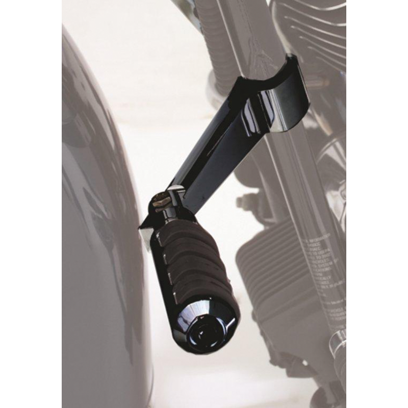 Frame Mount Highway Pegs Black 1 1/4"