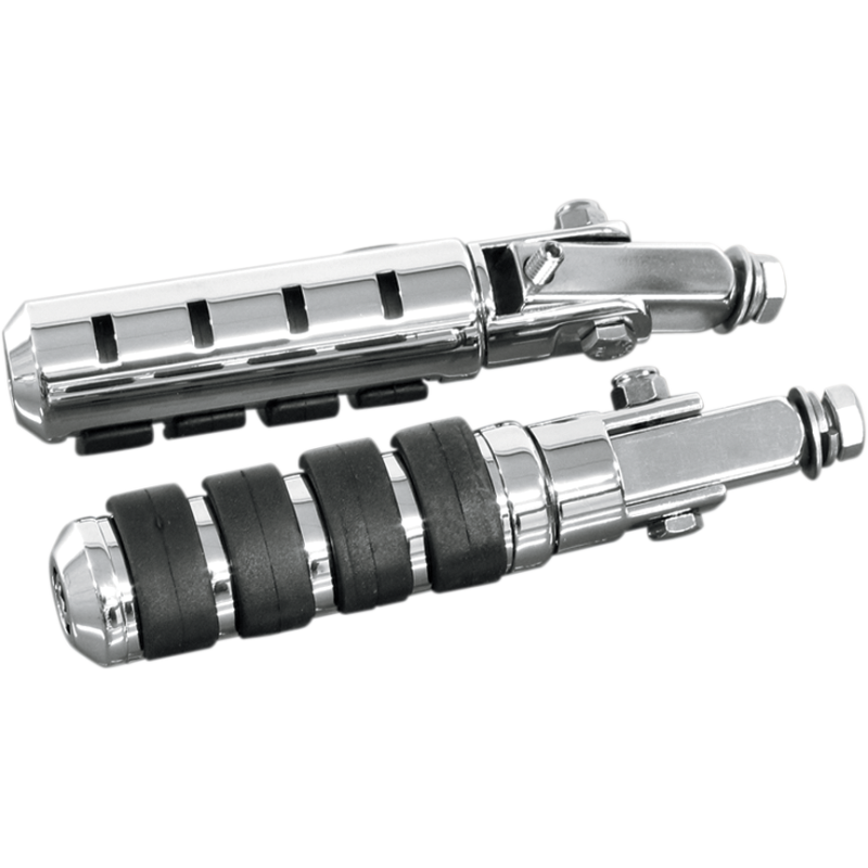 Rivco Anti-Vibration Highway Pegs - Chrome