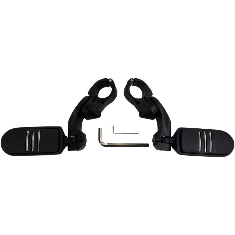 Matte Black w/ Custom Pegs, 2 1/2" Arms