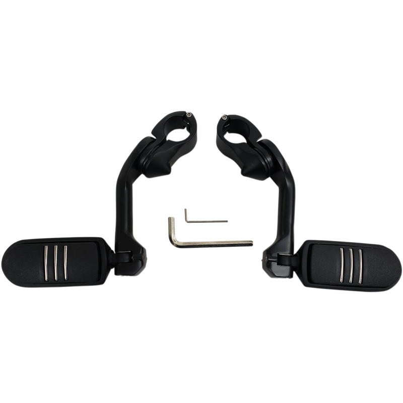 Matte Black w/ Custom Pegs, 5" Arms