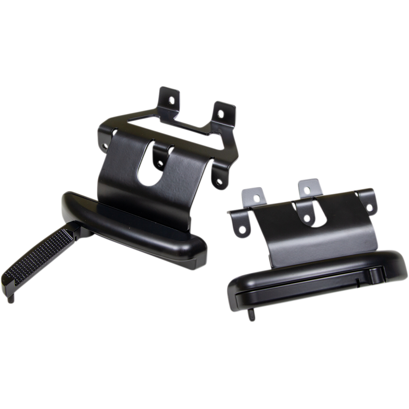 Aero Flip-Out Highway Pegs and Mount System, Black