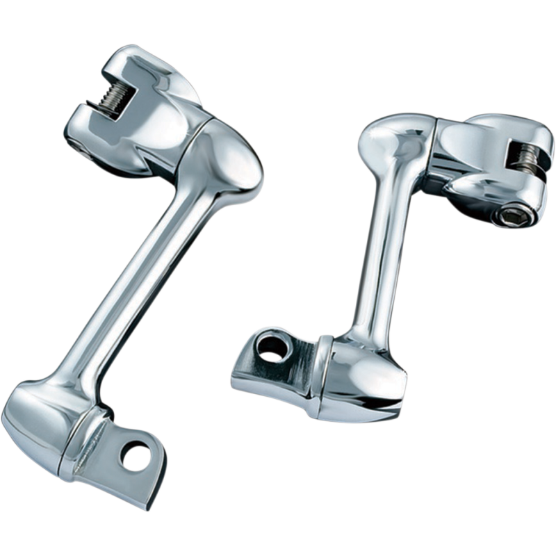 Adjustable Lockable Offset Footpeg Mounts (2" L)