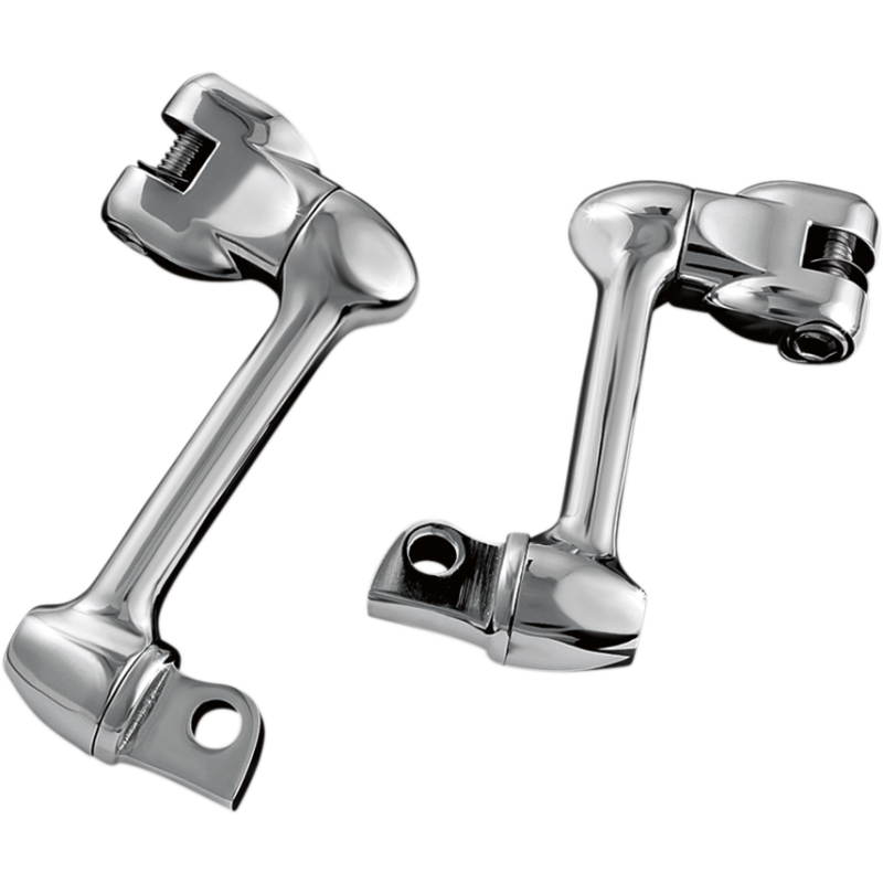 Adjustable Lockable Offset Footpeg Mounts (4" L)