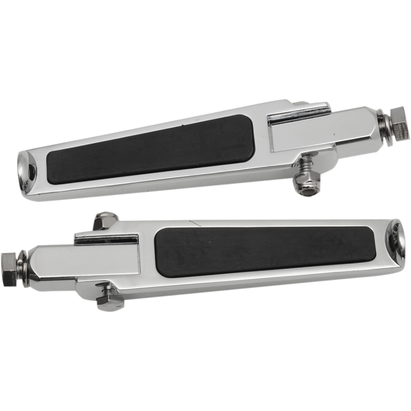 Footpegs with Rubber Inlay, Bolt-on