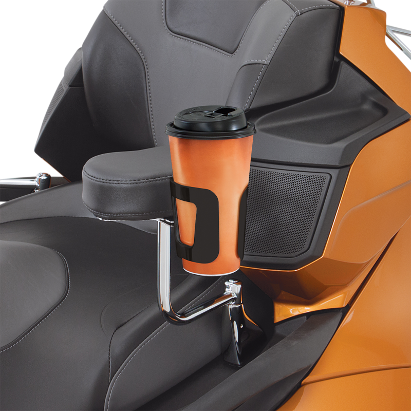 Passenger Armrest Beverage Holder - Black