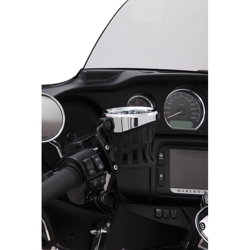 Gen 1 Drink Holder Perch Mount Black/Chrome