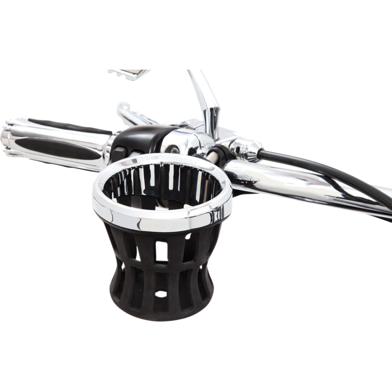 Gen 1 Drink Holder 1 1/4" Mount Black/Chrome