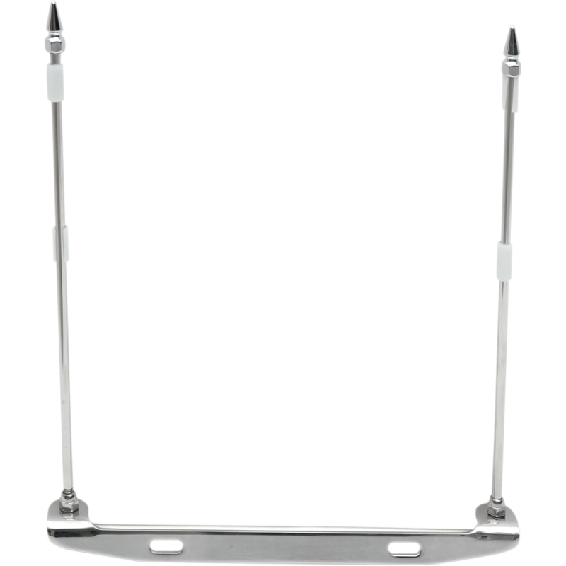 License Plate Mounted Double Flag Holder