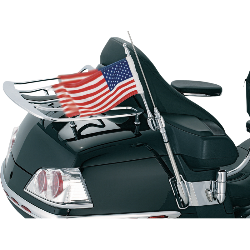 Kuryakyn Antenna Flag Mount with Flag for Honda GL1800 Gold Wing 01-17