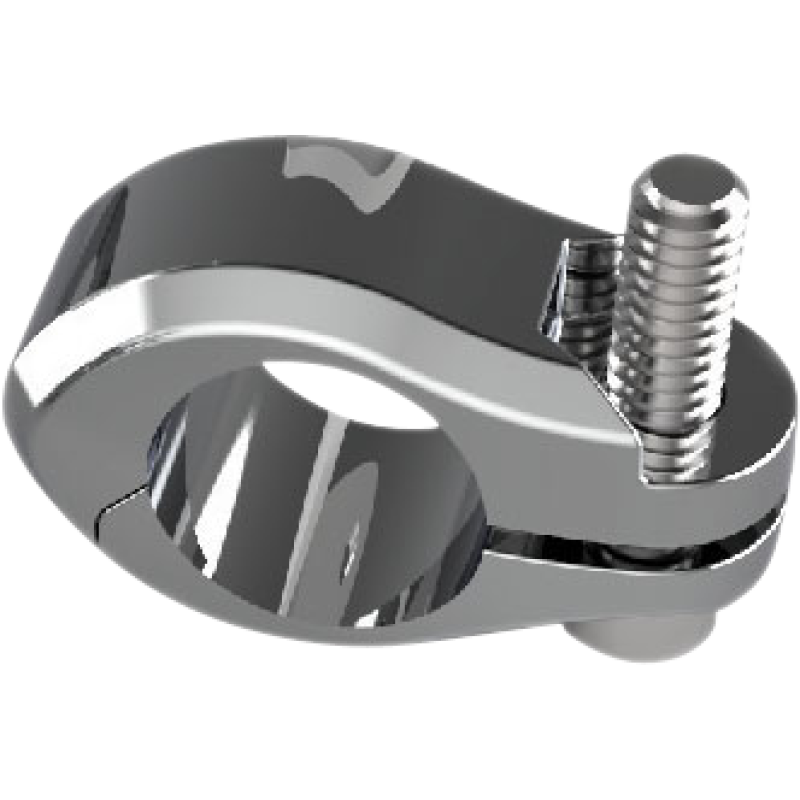 Mount for 3/4" tubing, chrome