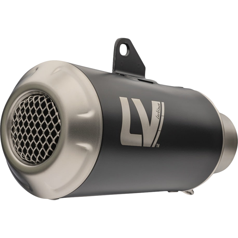 LeoVince LV-10 Black Stainless Steel Slip-On Exhaust