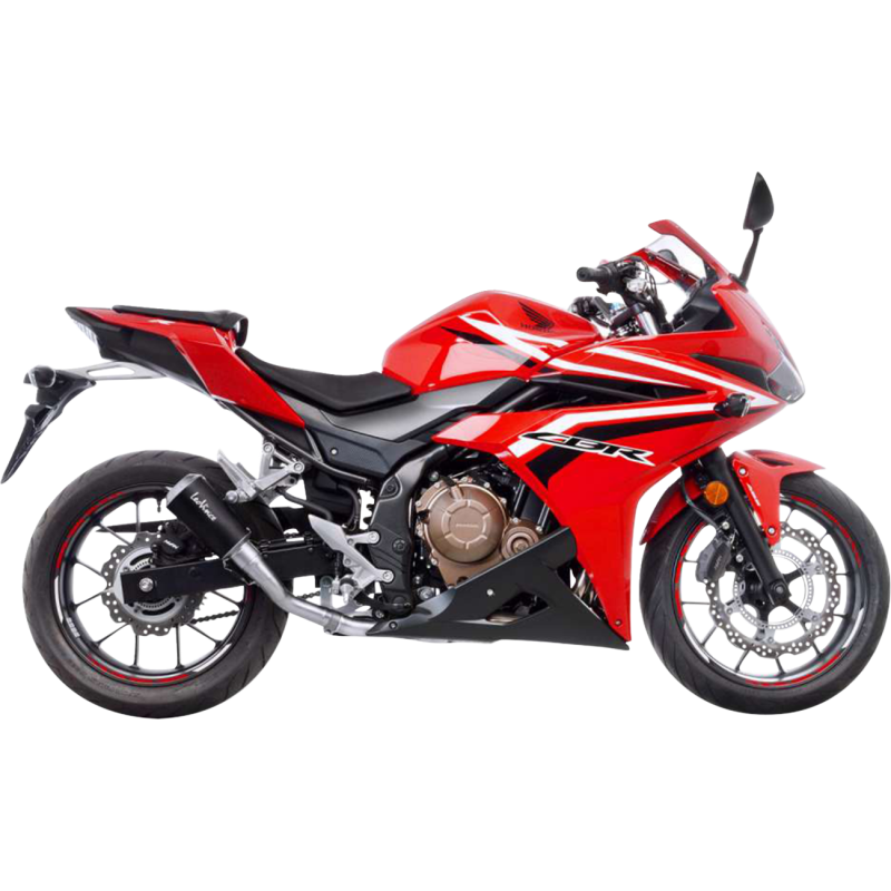 LeoVince LV-10 Black Stainless Steel Slip-On Exhaust