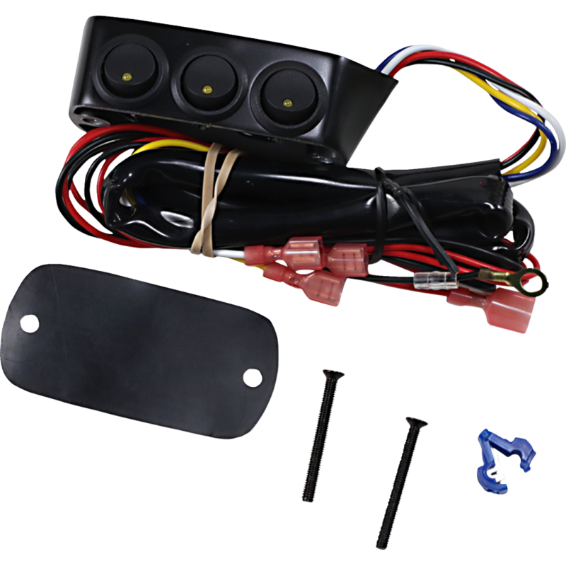 LED Switch Block Assembly, Clutch-side, Matte Black