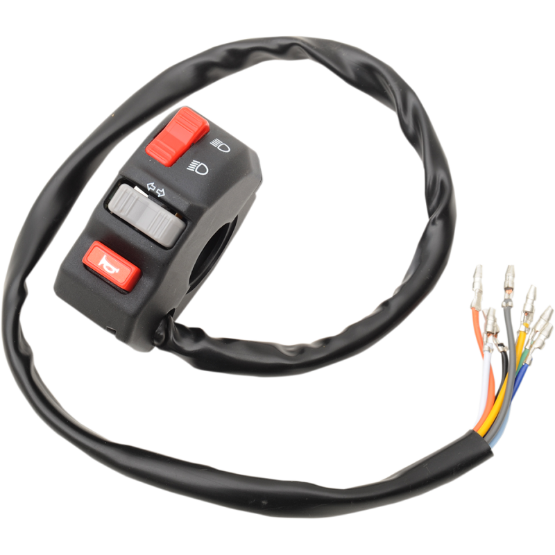 Emgo Universal Left-Side Handlebar Switch