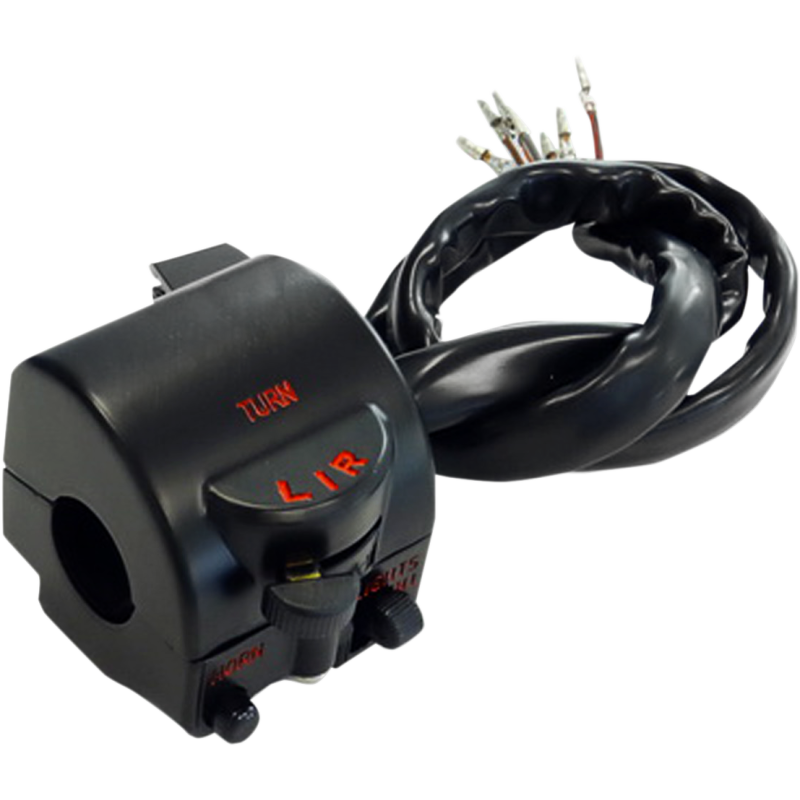 Left side switch assembly with clutch perch and mirror mount