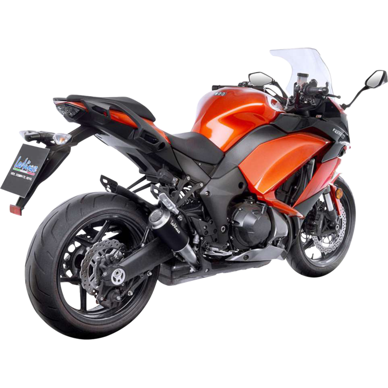 LeoVince LV-10 Black Stainless Steel Slip-On Exhaust