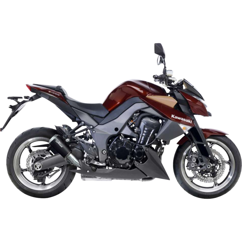 LeoVince LV-10 Black Stainless Steel Slip-On Exhaust