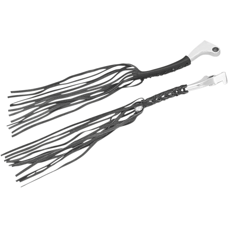 Show Chrome Leather Lever Fringe