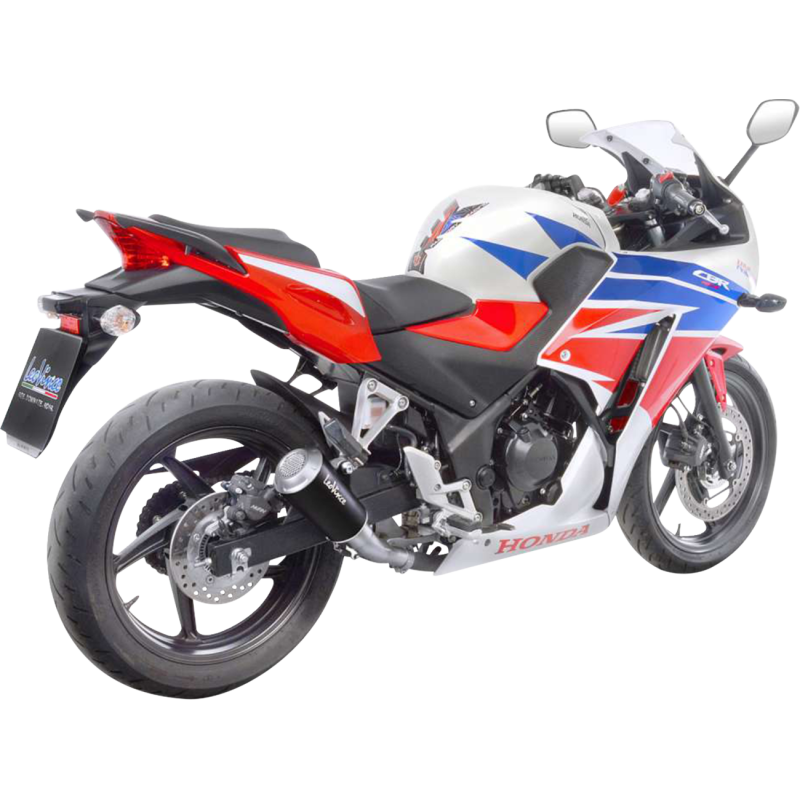 LeoVince LV-10 Black Stainless Steel Slip-On Exhaust