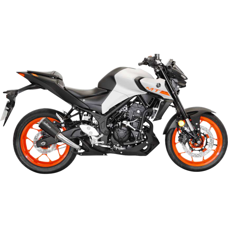 LeoVince LV-10 Black Stainless Steel Slip-On Exhaust
