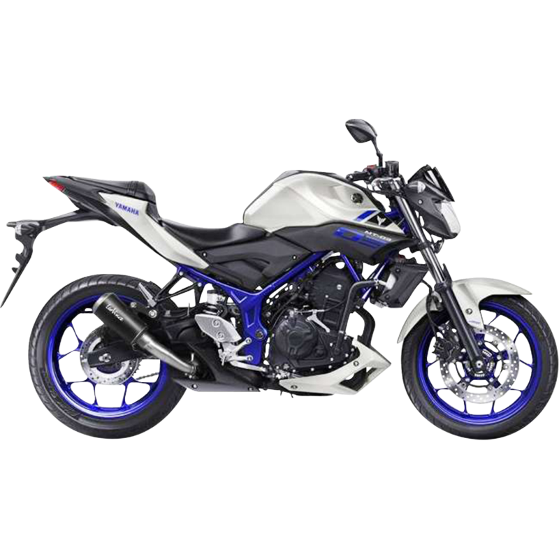 LeoVince LV-10 Black Stainless Steel Slip-On Exhaust