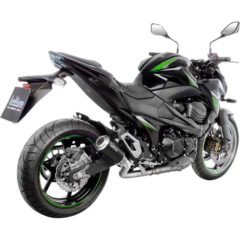 LeoVince LV-10 Black Stainless Steel Slip-On Exhaust