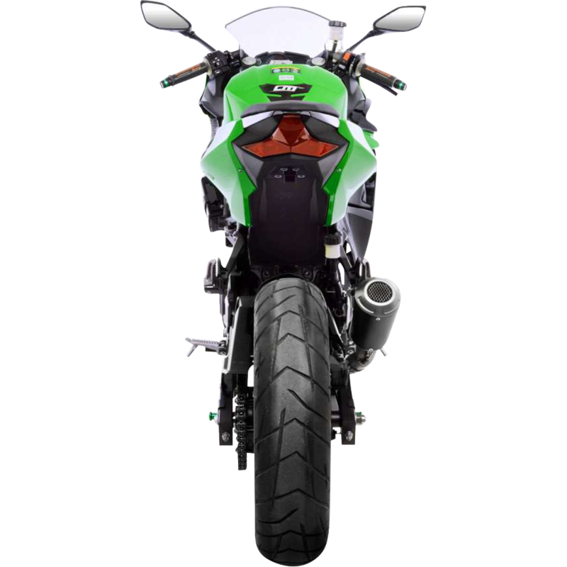 LeoVince LV-10 Black Stainless Steel Slip-On Exhaust