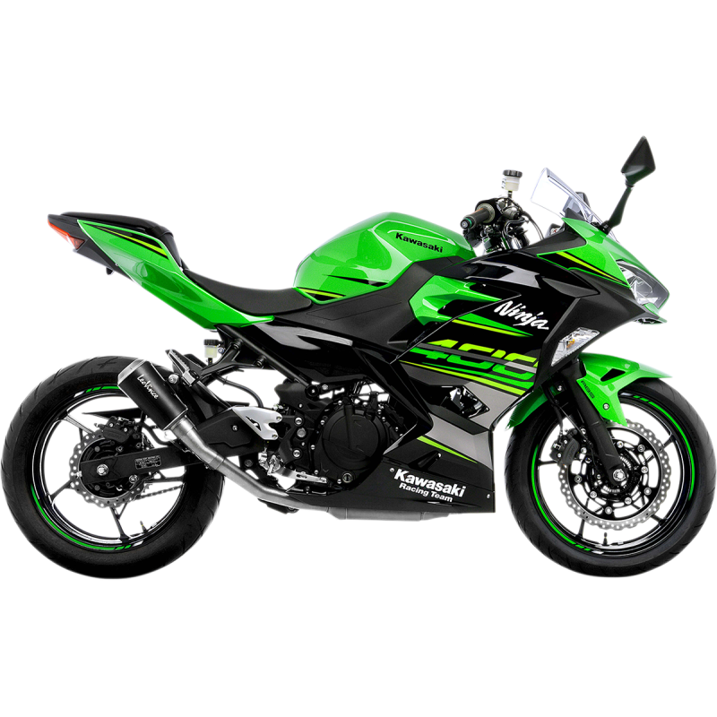 LeoVince LV-10 Black Stainless Steel Slip-On Exhaust