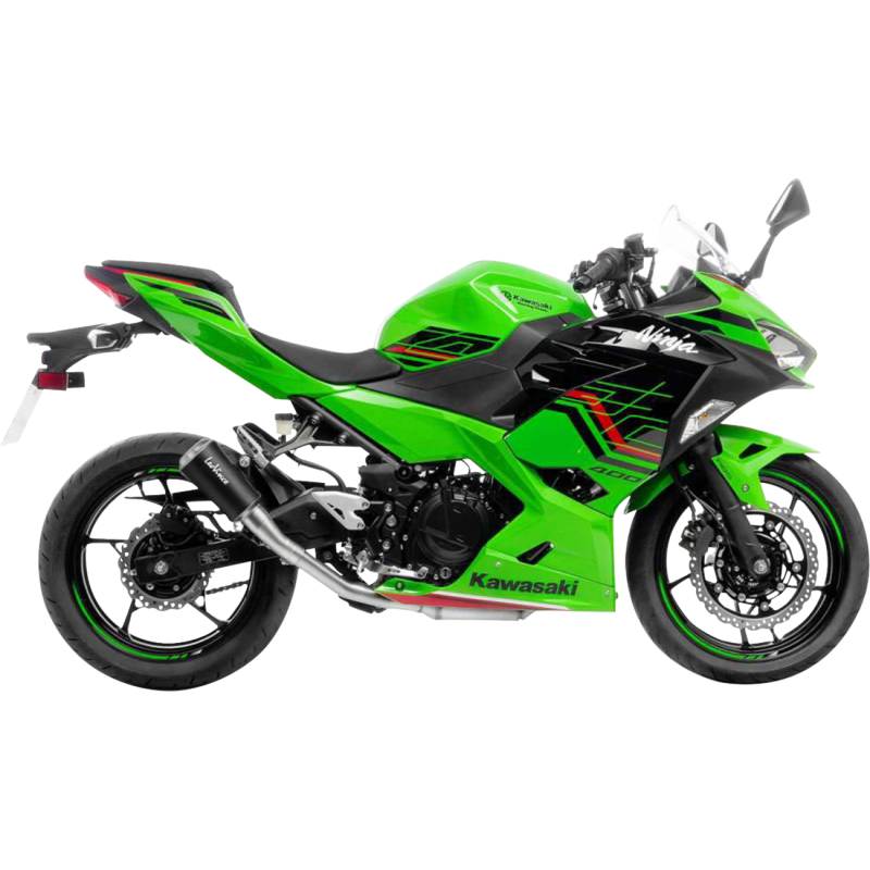 LeoVince LV-10 Black Stainless Steel Slip-On Exhaust