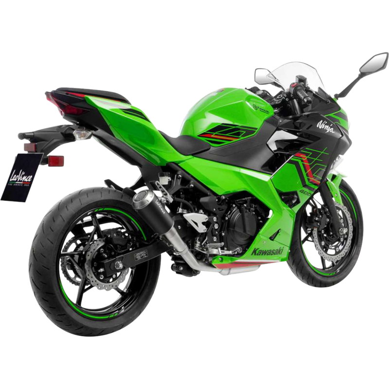 LeoVince LV-10 Black Stainless Steel Slip-On Exhaust