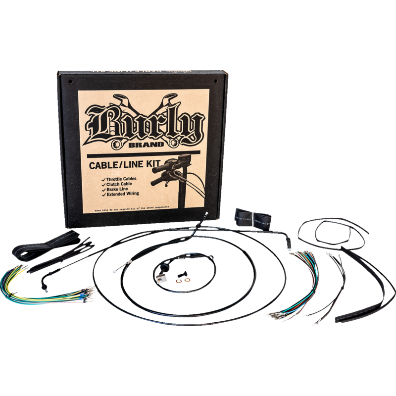 Burly Brand Handlebar/Cable Line Install Kit for Honda CMX1100 Rebel
