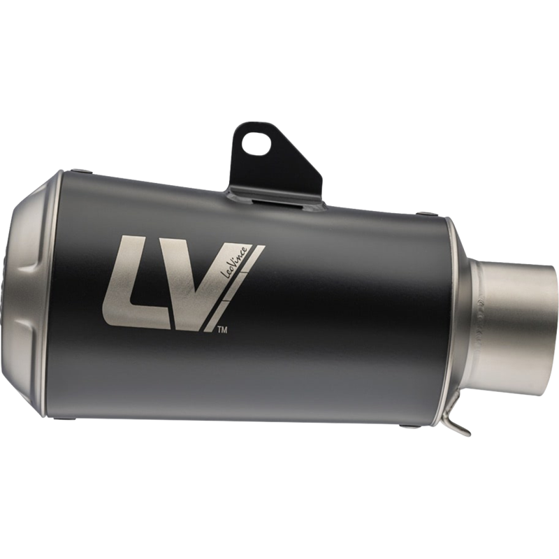 LeoVince LV-10 Black Stainless Steel Slip-On Exhaust