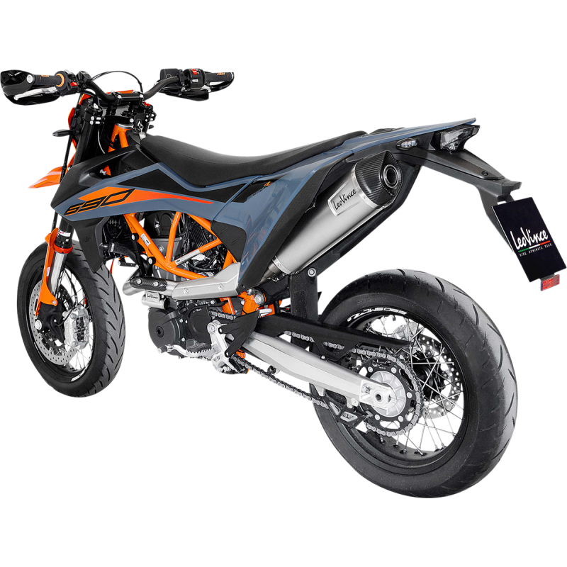 LV ONE EVO Stainless steel Exhaust for KTM 690 Enduro R 19-24