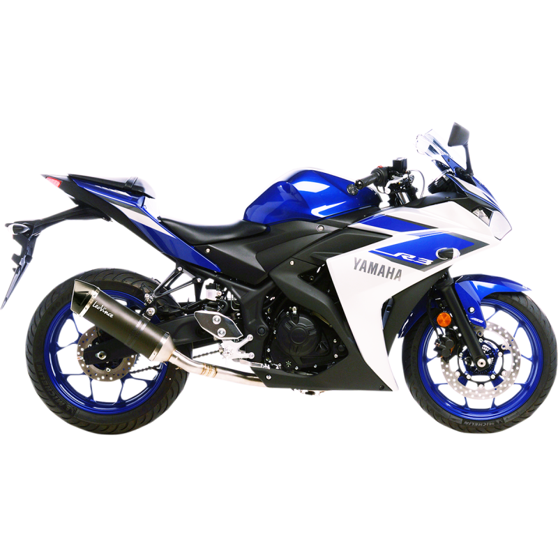 LV ONE EVO Carbon fiber Exhaust for YAMAHA YZF-R3 15-21, MT-03 16-20