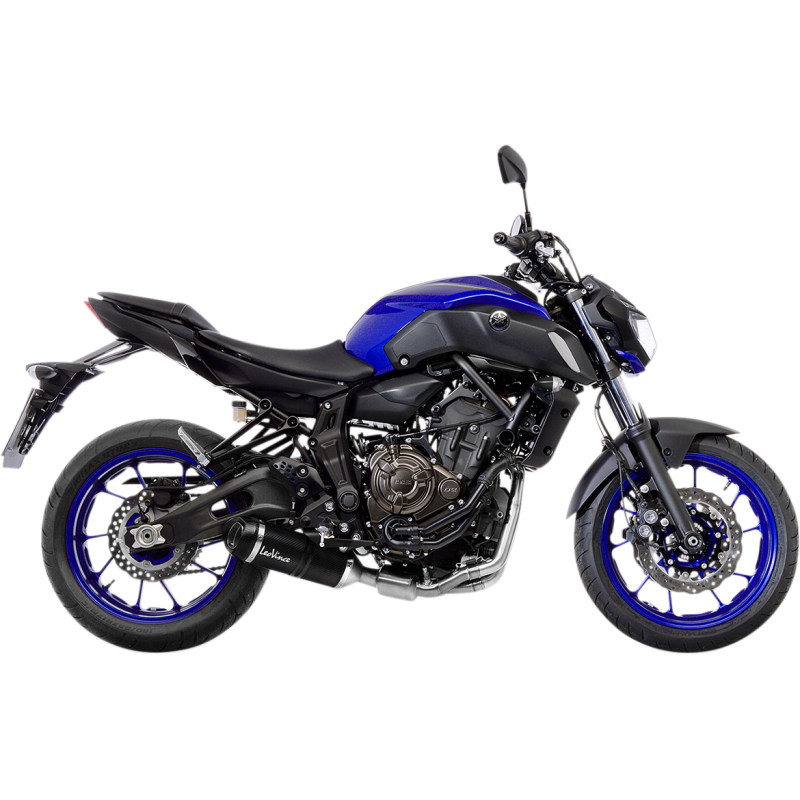 LV ONE EVO Carbon fiber Exhaust for YAMAHA MT-07 17-20, XSR700 16-22
