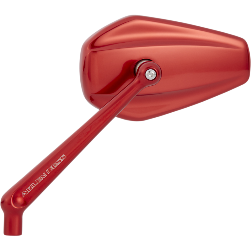 Mini Stocker Mirror Red Anodized Right