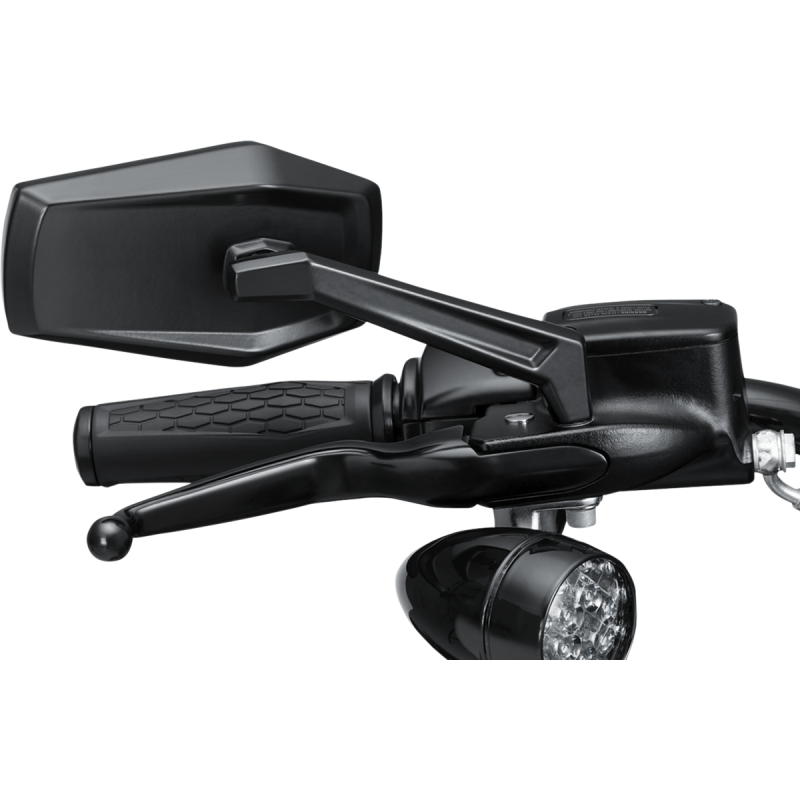 Hex Mirror - Satin Black