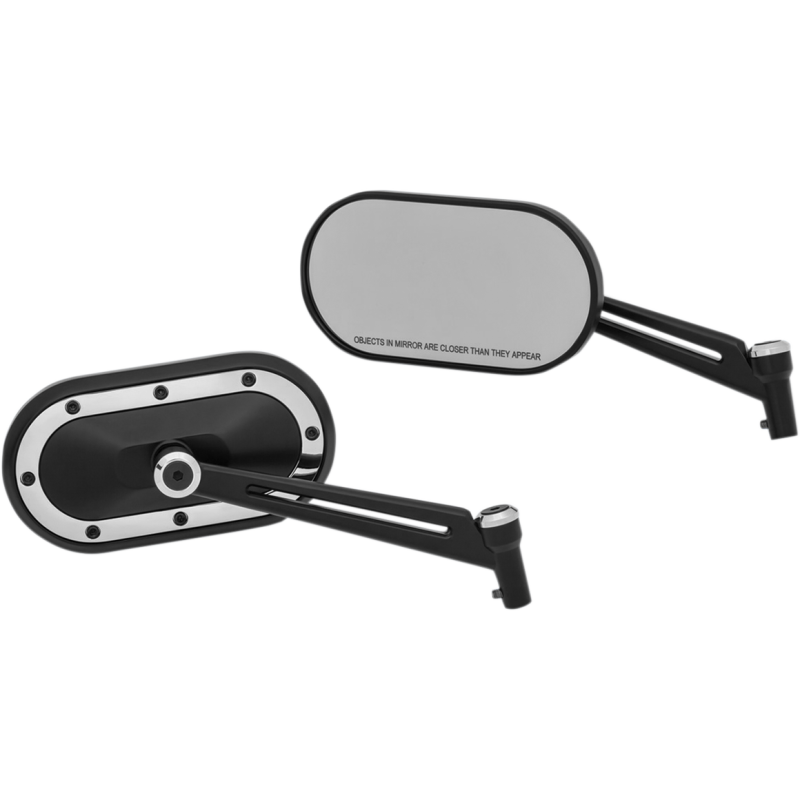 Heavy Industry Custom Mirror - Black/Chrome