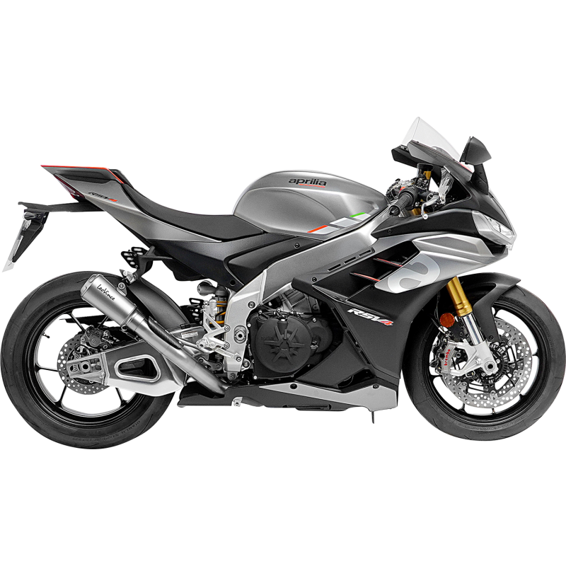 LV-10 Stainless steel Slip-On for APRILIA Tuono V4 1100 21-24