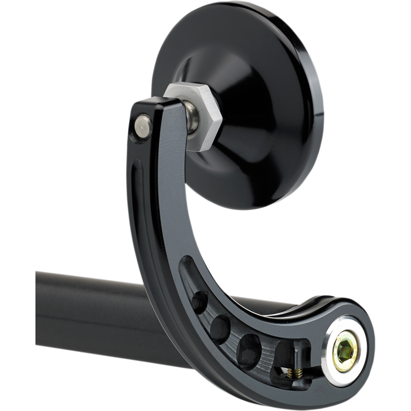 2 1/4" Round Bar End Mirror - Stem C