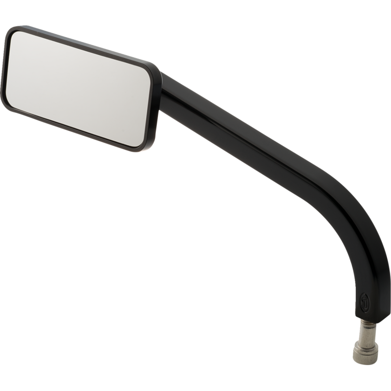 No. 1 Rectangular Mirror - Black, left