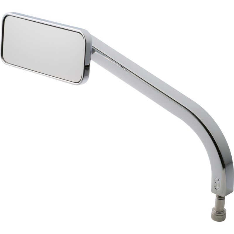 No. 1 Rectangular Mirror - Chrome, left